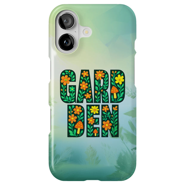 Garden Flower Tough Cases For Apple iPhone (17, 16, 15, 14, 13, 12, 11, X, SE, 8, 7/ Air, Plus, Pro, Max, Mini, XR, XS), Print in USA