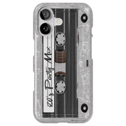 80's Party Cassette Tough Cases For Apple iPhone (17, 16, 15, 14, 13, 12, 11, X, SE, 8, 7/ Air, Plus, Pro, Max, Mini, XR, XS), Print in USA