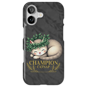 Catnap Champion Tough Cases For Apple iPhone (17, 16, 15, 14, 13, 12, 11, X, SE, 8, 7/ Air, Plus, Pro, Max, Mini, XR, XS), Print in USA
