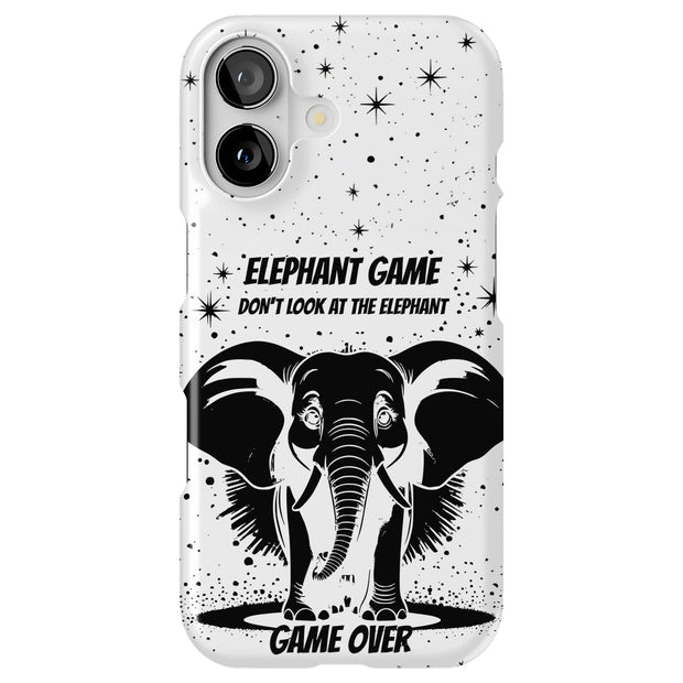 Elephant Game Tough Cases For Apple iPhone (17, 16, 15, 14, 13, 12, 11, X, SE, 8, 7/ Air, Plus, Pro, Max, Mini, XR, XS), Print in USA