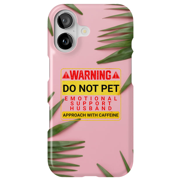 Emotional Support Tough Cases For Apple iPhone (17, 16, 15, 14, 13, 12, 11, X, SE, 8, 7/ Air, Plus, Pro, Max, Mini, XR, XS), Print in USA