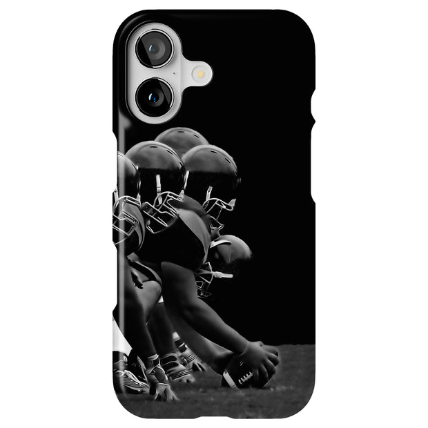 Football Player Tough Cases For Apple iPhone (17, 16, 15, 14, 13, 12, 11, X, SE, 8, 7/ Air, Plus, Pro, Max, Mini, XR, XS), Print in USA