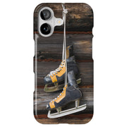 Hockey Skates Tough Cases For Apple iPhone (17, 16, 15, 14, 13, 12, 11, X, SE, 8, 7/ Air, Plus, Pro, Max, Mini, XR, XS), Print in USA