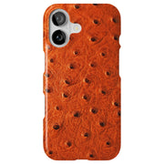 Orange Ostrich Tough Cases For Apple iPhone (17, 16, 15, 14, 13, 12, 11, X, SE, 8, 7/ Air, Plus, Pro, Max, Mini, XR, XS), Print in USA