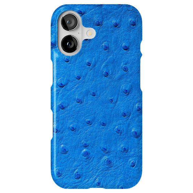 Blue Ostrich Tough Cases For Apple iPhone (17, 16, 15, 14, 13, 12, 11, X, SE, 8, 7/ Air, Plus, Pro, Max, Mini, XR, XS), Print in USA