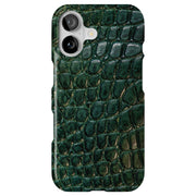 Green Alligator Tough Cases For Apple iPhone (17, 16, 15, 14, 13, 12, 11, X, SE, 8, 7/ Air, Plus, Pro, Max, Mini, XR, XS), Print in USA