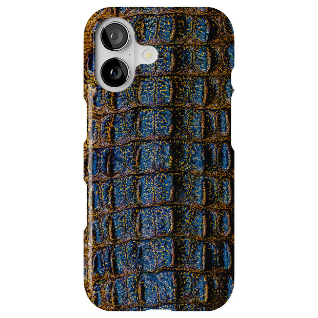 Blue Crocodile Tough Cases For Apple iPhone (17, 16, 15, 14, 13, 12, 11, X, SE, 8, 7/ Air, Plus, Pro, Max, Mini, XR, XS), Print in USA