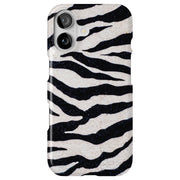 Zebra Stripe 1 Tough Cases For Apple iPhone (17, 16, 15, 14, 13, 12, 11, X, SE, 8, 7/ Air, Plus, Pro, Max, Mini, XR, XS), Print in USA