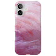 Pink Feather Tough Cases For Apple iPhone (17, 16, 15, 14, 13, 12, 11, X, SE, 8, 7/ Air, Plus, Pro, Max, Mini, XR, XS), Print in USA