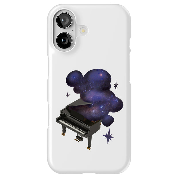 Space Piano Tough Cases For Apple iPhone (17, 16, 15, 14, 13, 12, 11, X, SE, 8, 7/ Air, Plus, Pro, Max, Mini, XR, XS), Print in USA