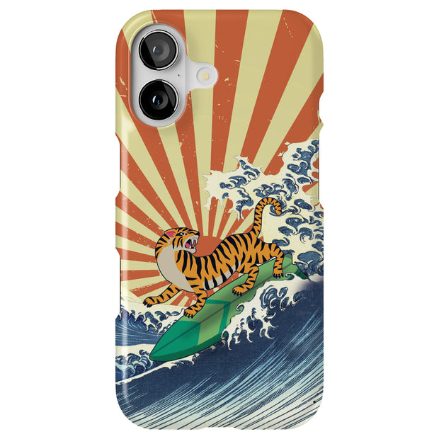 Japanese Tiger Tough Cases For Apple iPhone (17, 16, 15, 14, 13, 12, 11, X, SE, 8, 7/ Air, Plus, Pro, Max, Mini, XR, XS), Print in USA