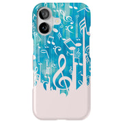 Music Note Tough Cases For Apple iPhone (17, 16, 15, 14, 13, 12, 11, X, SE, 8, 7/ Air, Plus, Pro, Max, Mini, XR, XS), Print in USA