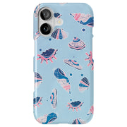 SeaShells Clams Tough Cases For Apple iPhone (17, 16, 15, 14, 13, 12, 11, X, SE, 8, 7/ Air, Plus, Pro, Max, Mini, XR, XS), Print in USA