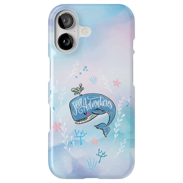 Adventure Whale Tough Cases For Apple iPhone (17, 16, 15, 14, 13, 12, 11, X, SE, 8, 7/ Air, Plus, Pro, Max, Mini, XR, XS), Print in USA