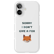 Don't Give Fox Tough Cases For Apple iPhone (17, 16, 15, 14, 13, 12, 11, X, SE, 8, 7/ Air, Plus, Pro, Max, Mini, XR, XS), Print in USA