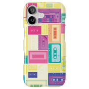 Cassette Tough Cases For Apple iPhone (17, 16, 15, 14, 13, 12, 11, X, SE, 8, 7/ Air, Plus, Pro, Max, Mini, XR, XS), Print in USA