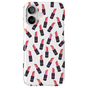 Lipstick Tough Cases For Apple iPhone (17, 16, 15, 14, 13, 12, 11, X, SE, 8, 7/ Air, Plus, Pro, Max, Mini, XR, XS), Print in USA