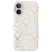 Golden Pattern Tough Cases For Apple iPhone (17, 16, 15, 14, 13, 12, 11, X, SE, 8, 7/ Air, Plus, Pro, Max, Mini, XR, XS), Print in USA