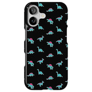 Dinosaurs Shape Tough Cases For Apple iPhone (17, 16, 15, 14, 13, 12, 11, X, SE, 8, 7/ Air, Plus, Pro, Max, Mini, XR, XS), Print in USA