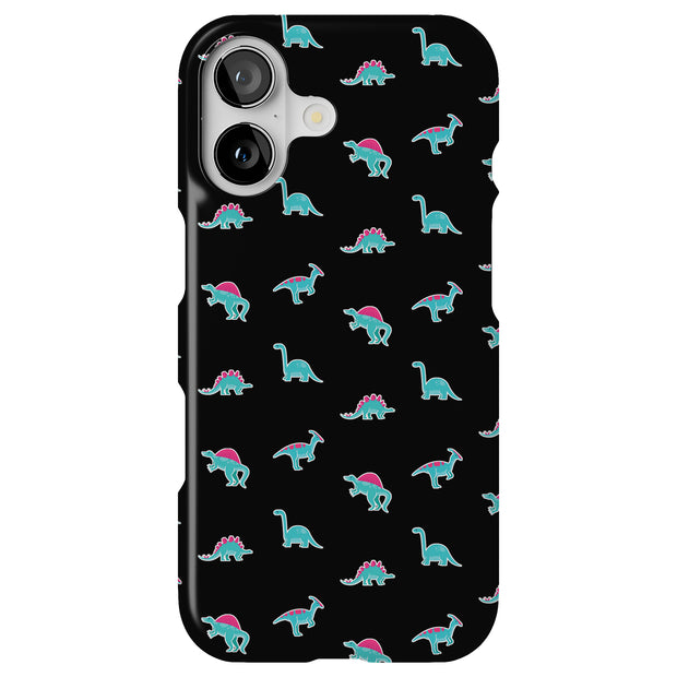 Dinosaurs Shape Tough Cases For Apple iPhone (17, 16, 15, 14, 13, 12, 11, X, SE, 8, 7/ Air, Plus, Pro, Max, Mini, XR, XS), Print in USA