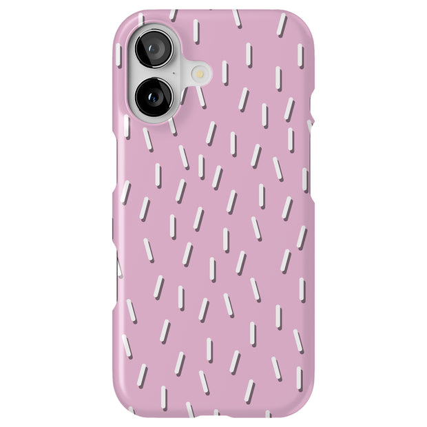 Confetti Pink Tough Cases For Apple iPhone (17, 16, 15, 14, 13, 12, 11, X, SE, 8, 7/ Air, Plus, Pro, Max, Mini, XR, XS), Print in USA