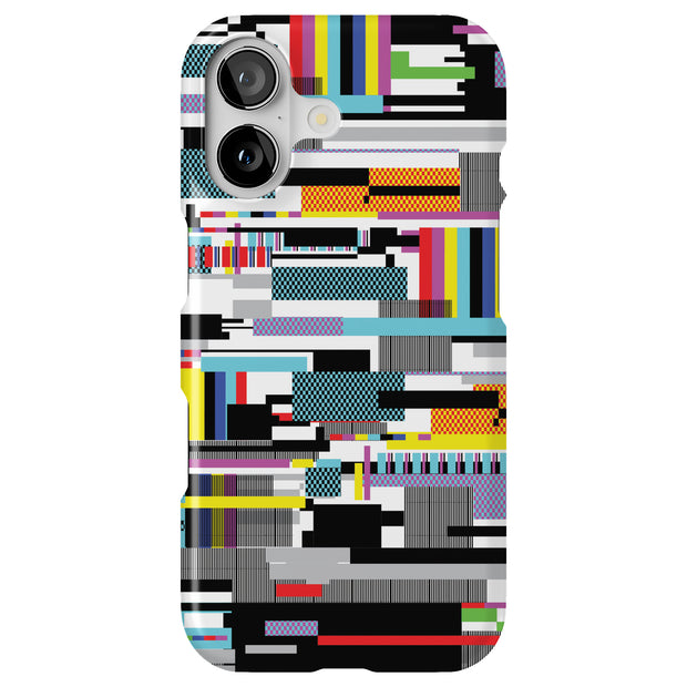 Digital Glitch Tough Cases For Apple iPhone (17, 16, 15, 14, 13, 12, 11, X, SE, 8, 7/ Air, Plus, Pro, Max, Mini, XR, XS), Print in USA