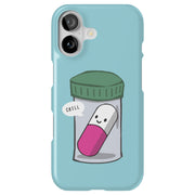 Pill Say Chill Tough Cases For Apple iPhone (17, 16, 15, 14, 13, 12, 11, X, SE, 8, 7/ Air, Plus, Pro, Max, Mini, XR, XS), Print in USA