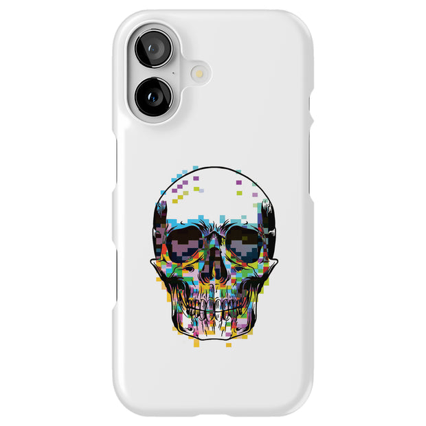 Pixel Skull Tough Cases For Apple iPhone (17, 16, 15, 14, 13, 12, 11, X, SE, 8, 7/ Air, Plus, Pro, Max, Mini, XR, XS), Print in USA