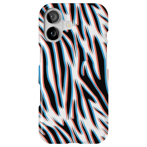 3D Zebra 3 Tough Cases For Apple iPhone (17, 16, 15, 14, 13, 12, 11, X, SE, 8, 7/ Air, Plus, Pro, Max, Mini, XR, XS), Print in USA