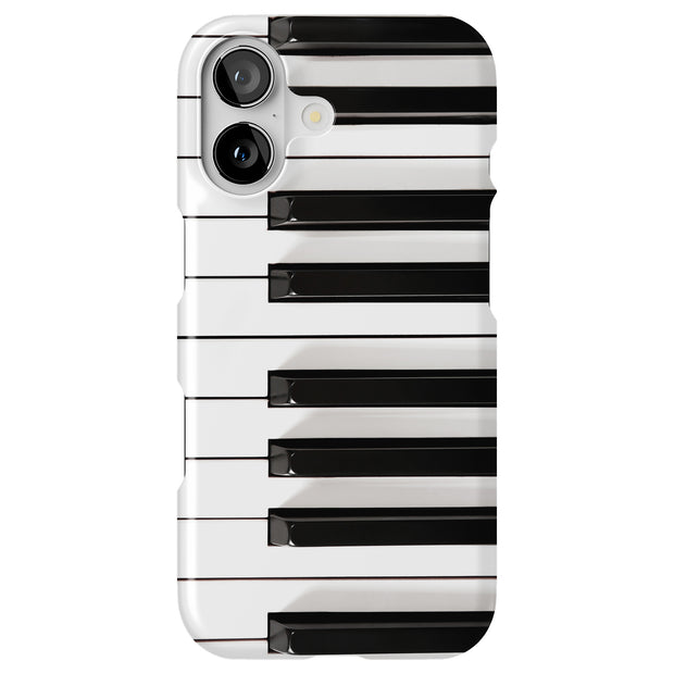Piano Keys Tough Cases For Apple iPhone (17, 16, 15, 14, 13, 12, 11, X, SE, 8, 7/ Air, Plus, Pro, Max, Mini, XR, XS), Print in USA