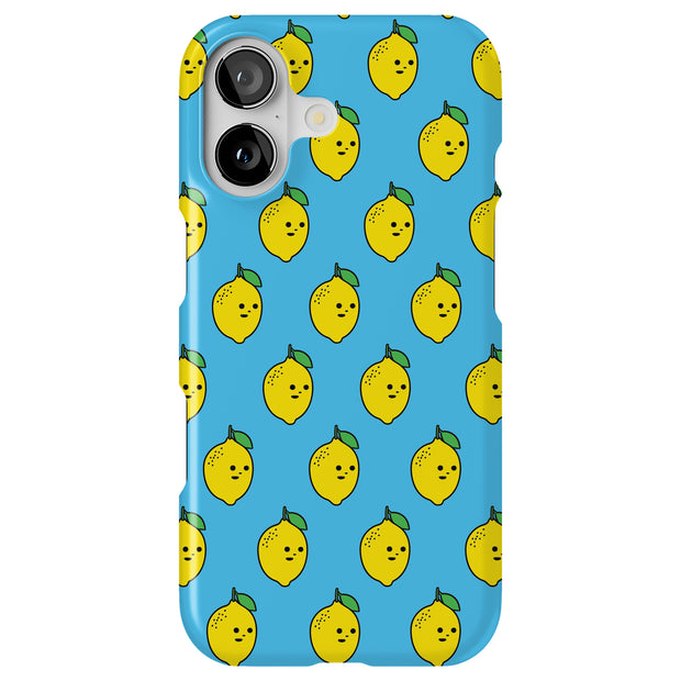 Lemon MaMa Blue Tough Cases For Apple iPhone (17, 16, 15, 14, 13, 12, 11, X, SE, 8, 7/ Air, Plus, Pro, Max, Mini, XR, XS), Print in USA