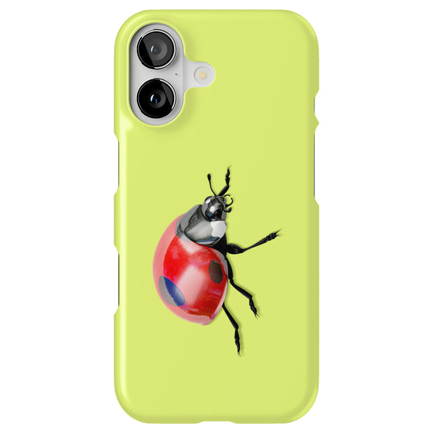 Ladybug Photo Tough Cases For Apple iPhone (17, 16, 15, 14, 13, 12, 11, X, SE, 8, 7/ Air, Plus, Pro, Max, Mini, XR, XS), Print in USA