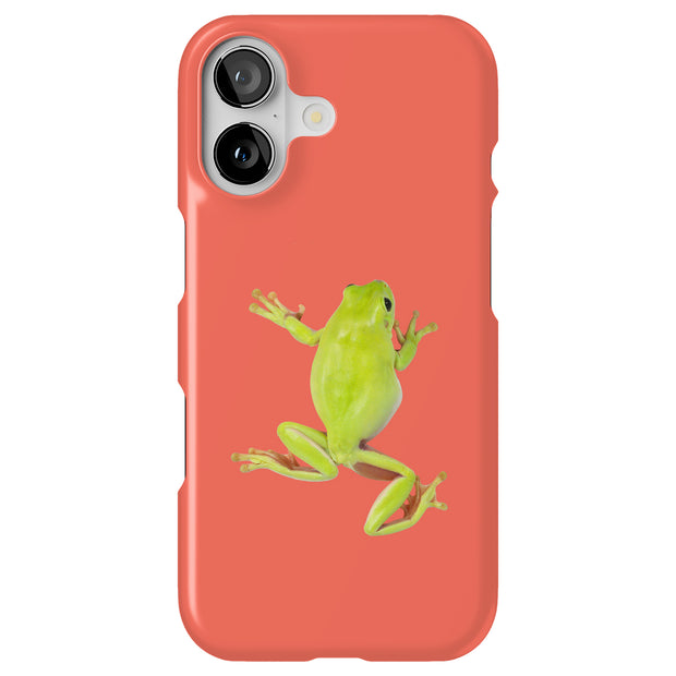 Frog Photo Tough Cases For Apple iPhone (17, 16, 15, 14, 13, 12, 11, X, SE, 8, 7/ Air, Plus, Pro, Max, Mini, XR, XS), Print in USA
