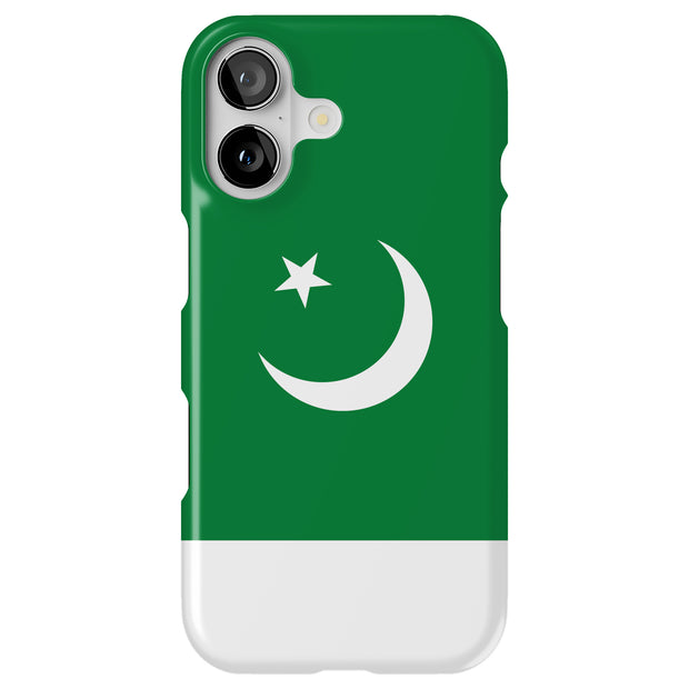 Flag Pakistan Tough Cases For Apple iPhone (17, 16, 15, 14, 13, 12, 11, X, SE, 8, 7/ Air, Plus, Pro, Max, Mini, XR, XS), Print in USA