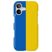Flag Ukraine Tough Cases For Apple iPhone (17, 16, 15, 14, 13, 12, 11, X, SE, 8, 7/ Air, Plus, Pro, Max, Mini, XR, XS), Print in USA
