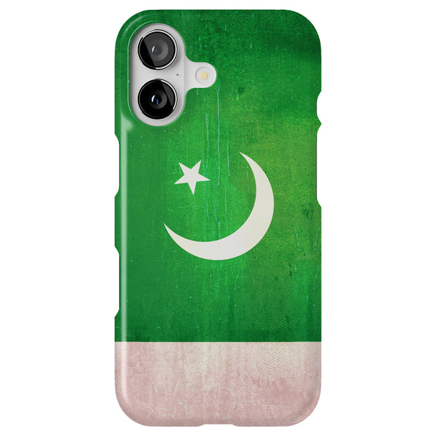 Pakistan Flag Tough Cases For Apple iPhone (17, 16, 15, 14, 13, 12, 11, X, SE, 8, 7/ Air, Plus, Pro, Max, Mini, XR, XS), Print in USA