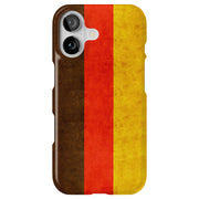Germany Flag  Tough Cases For Apple iPhone (17, 16, 15, 14, 13, 12, 11, X, SE, 8, 7/ Air, Plus, Pro, Max, Mini, XR, XS), Print in USA
