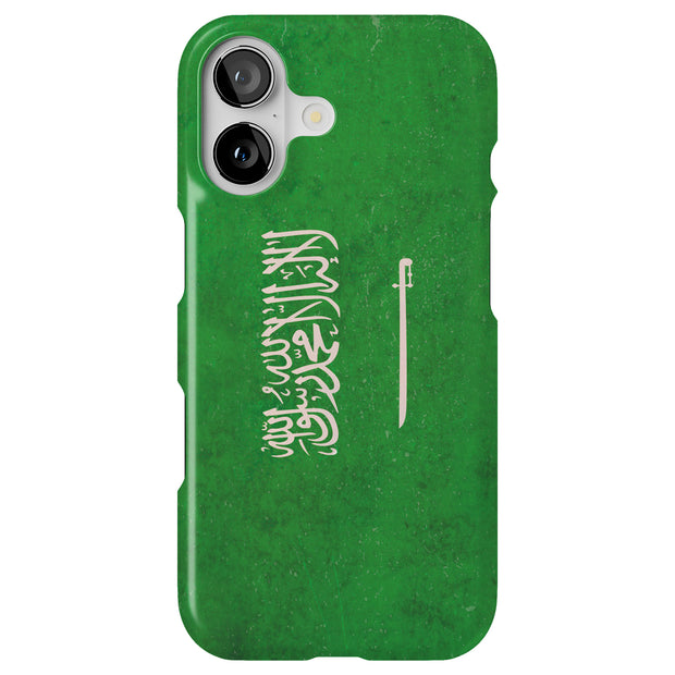 Saudi Arabia 1 Tough Cases For Apple iPhone (17, 16, 15, 14, 13, 12, 11, X, SE, 8, 7/ Air, Plus, Pro, Max, Mini, XR, XS), Print in USA