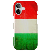 Old Flag Italy Tough Cases For Apple iPhone (17, 16, 15, 14, 13, 12, 11, X, SE, 8, 7/ Air, Plus, Pro, Max, Mini, XR, XS), Print in USA