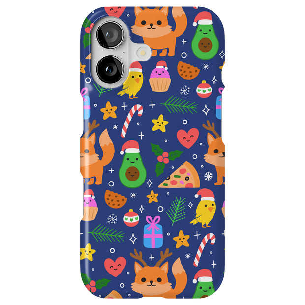 Cute Xmas Tough Cases For Apple iPhone (17, 16, 15, 14, 13, 12, 11, X, SE, 8, 7/ Air, Plus, Pro, Max, Mini, XR, XS), Print in USA