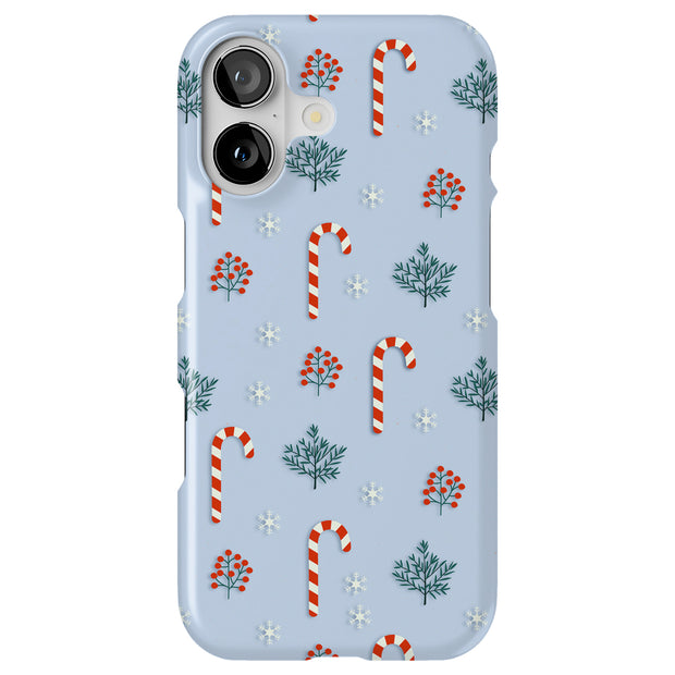 Candy Cane Tough Cases For Apple iPhone (17, 16, 15, 14, 13, 12, 11, X, SE, 8, 7/ Air, Plus, Pro, Max, Mini, XR, XS), Print in USA
