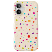 Polka Dot 4 Tough Cases For Apple iPhone (17, 16, 15, 14, 13, 12, 11, X, SE, 8, 7/ Air, Plus, Pro, Max, Mini, XR, XS), Print in USA