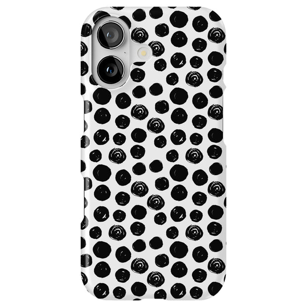 Polka Dot 8 Tough Cases For Apple iPhone (17, 16, 15, 14, 13, 12, 11, X, SE, 8, 7/ Air, Plus, Pro, Max, Mini, XR, XS), Print in USA