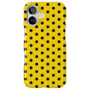 Polka Dot 9 Tough Cases For Apple iPhone (17, 16, 15, 14, 13, 12, 11, X, SE, 8, 7/ Air, Plus, Pro, Max, Mini, XR, XS), Print in USA