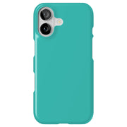 Cyan Green Tough Cases For Apple iPhone (17, 16, 15, 14, 13, 12, 11, X, SE, 8, 7/ Air, Plus, Pro, Max, Mini, XR, XS), Print in USA