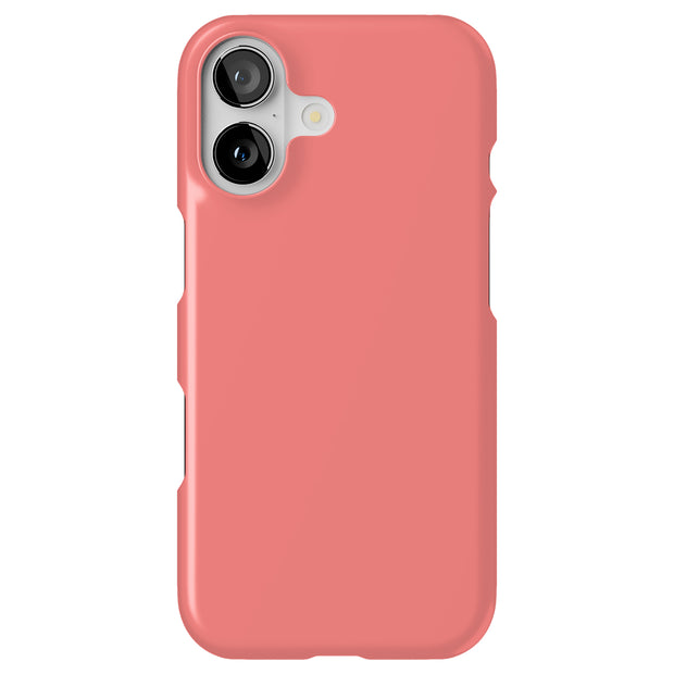 Coral Tough Cases For Apple iPhone (17, 16, 15, 14, 13, 12, 11, X, SE, 8, 7/ Air, Plus, Pro, Max, Mini, XR, XS), Print in USA
