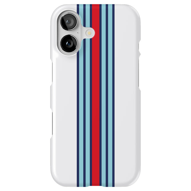 Race Stripe 10 Tough Cases For Apple iPhone (17, 16, 15, 14, 13, 12, 11, X, SE, 8, 7/ Air, Plus, Pro, Max, Mini, XR, XS), Print in USA