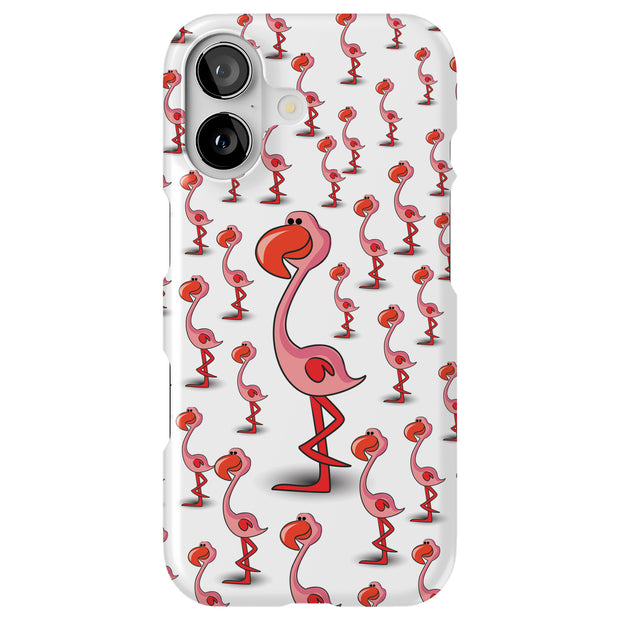 Flamingo One Tough Cases For Apple iPhone (17, 16, 15, 14, 13, 12, 11, X, SE, 8, 7/ Air, Plus, Pro, Max, Mini, XR, XS), Print in USA