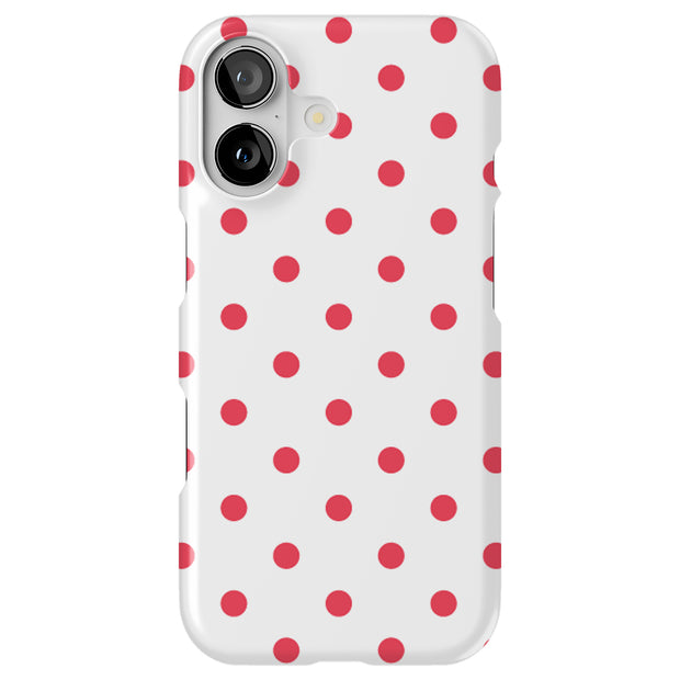 Dots Clear Tough Cases For Apple iPhone (17, 16, 15, 14, 13, 12, 11, X, SE, 8, 7/ Air, Plus, Pro, Max, Mini, XR, XS), Print in USA