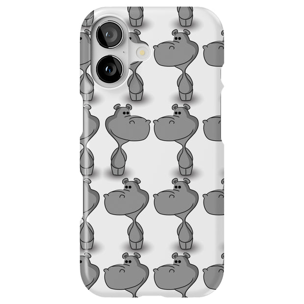 Hippo One Tough Cases For Apple iPhone (17, 16, 15, 14, 13, 12, 11, X, SE, 8, 7/ Air, Plus, Pro, Max, Mini, XR, XS), Print in USA